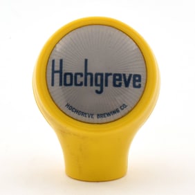 Hochgreve Beer 1940s Yellow Plastic Ball Tap Knob
