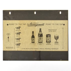 Narragansett POINT TO THE TAP 1930s Cigarette Horse Racing Game