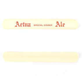 Aetna Special Dinner Ale 1930s Curved Foam Scraper SCARCE