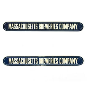 Massachusetts Breweries Pre-Pro 2-Sided Foam Scraper RARE