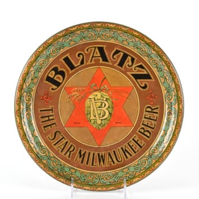 Blatz Star Milwaukee Beer Pre-Pro Serving Tray