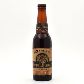 Ackerman's Royal Munich Beer 1930s Bottle