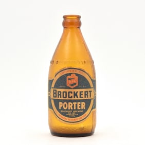 Brockert PORTER 1930s Stubby Bottle SCARCE