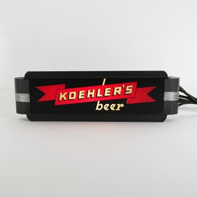 Koehlers Beer ROG Illuminated GILLCO Sign RARE