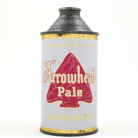 Arrowhead Pale Beer Cone Top 150-21 RARE CLEAN