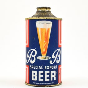 BB Beer Cone Top BERT McDOWELL UNLISTED