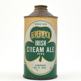 Beverwyck Irish Cream Ale TYPE Cone Top 152-2 SCARCE