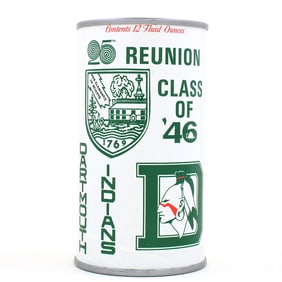 Black Label Dartmouth College Class of 46 Reunion Bank Lid Pull Tab 216-4