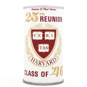 Black Label Harvard Class of 46 Reunion Bank Lid Pull Tab MINTY 216-11