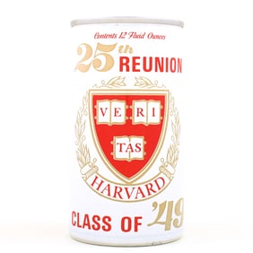 Black Label Harvard Class of 49 Reunion Bank Lid Pull Tab 216-14 MINTY