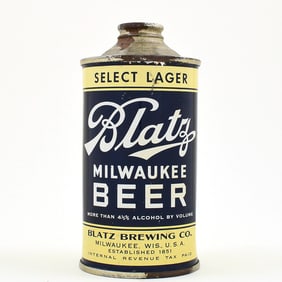 Blatz Beer Cone Top 153-12