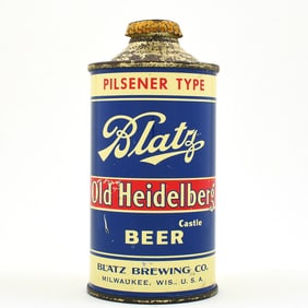 Blatz Old Heidelberg Beer Cone Top 153-17