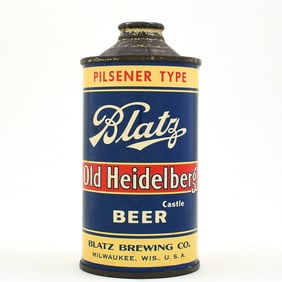 Blatz Old Heidelberg Beer Cone Top 153-20