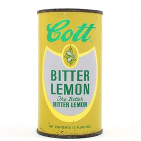 Cott Bitter Lemon Soda Flat Top