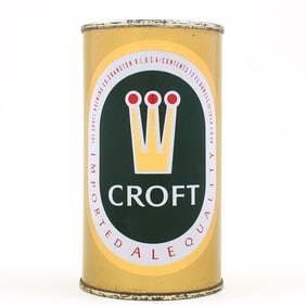Croft Imported Ale Flat Top Can 52-35 EXCEPTIONAL