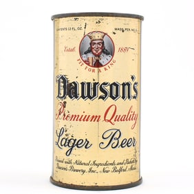 Dawsons Premium Quality Beer Flat Top NON-IRTP 53-16 RARE