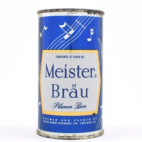 Meister Brau Abstract Color Set Flat Top 1952 MUSIC BLUE 95-17