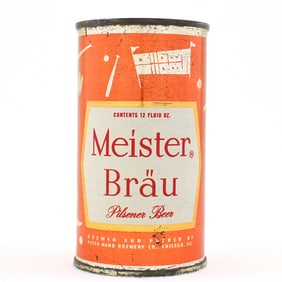 Meister Brau Color Pastimes Set Flat Top BASEBALL ORANGE 95-26