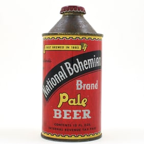 National Bohemian Beer Cone Top 175-5