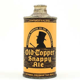 Old Topper Snappy Ale Cone Top 178-7