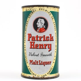 Patrick Henry Malt Liquor Flat Top FOX DE LUXE 112-22