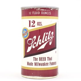 Schlitz Beer Aluminum Test Flat Top ACTUAL 240-28