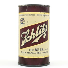 Schlitz Beer Flat Top WITHDRAWN FREE 129-17