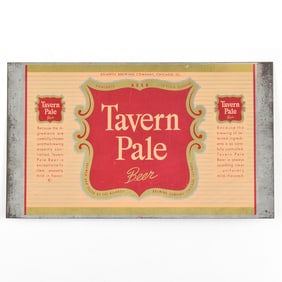 Tavern Pale Beer Unrolled Flat Top Sheet 138-20
