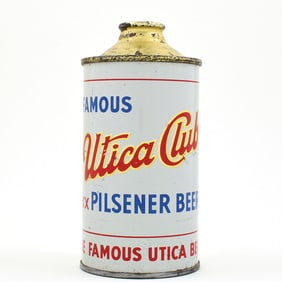 Utica Club Beer Cone Top NO TEXT AT TOP 188-5 TOUGH