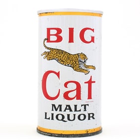 Big Cat Malt Liquor Zip Top MILWAUKEE 39-32