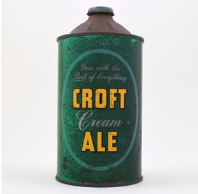 Croft Cream Ale Quart Cone Top IRTP 206-7