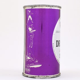 Drewrys Sports Flat Top PURPLE-WHITE OVAL LABEL UNLISTED