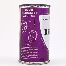 Drewrys Your Character Flat Top FACE-HEART AND OVAL Purple SO BEND 57-1