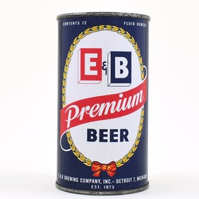 E and B Premium Beer Flat Top 58-28