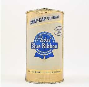 Pabst Blue Ribbon Quart Snap Cap MILWAUKEE 217-3