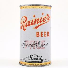 Rainier Beer Instructional Flat Top NO TREES SPOKANE 118-25 OI 705