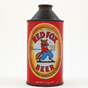 Red Fox Beer WITHDRAWN FREE BLUE MANDATORY L180-26 RARE