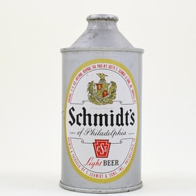 Schmidt Beer Flat Bottom Cone Top DULL GOLD L185-4 UNLISTED