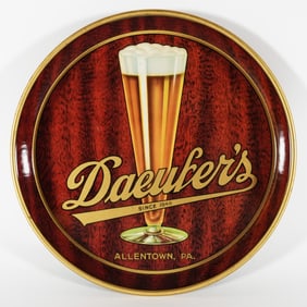 Daeufer's Since 1848 Allentown PA Beer Serving Tray OUTSTANDING