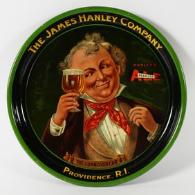 James Hanley Company Connoisseur Ale Peerless Tray EXCELLENT