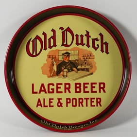 Old Dutch Lager Beer Ale Porter Tray EXCELLENT