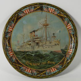 Remember The Maine Battleship SHONK Tray