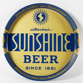 Sunshine Barbeys Beer Since 1861 Wholesome Sunshine Tray OUTSTANDING