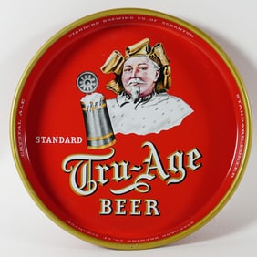 Tru Age Beer Standard Brewing Scranton Crystal Ale Tray EXCELLENT
