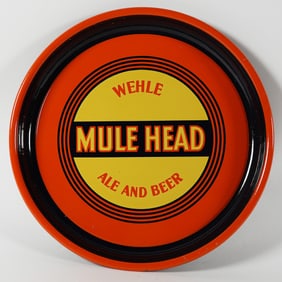 Wehle Mule Head Ale Beer Tray EXCEPTIONAL