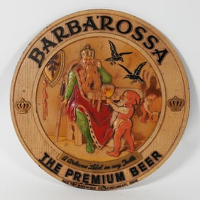 Barbarossa Welcome Embossed Composite Sign OUTSTANDING