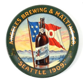Angeles Brewing and Malting Pre-Prohibition Tip Tray