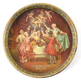 Champagne Velvet Radium Beer Pre-Prohibition Tip Tray
