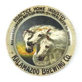 Kalamazoo Brewing Pre-Prohibition Tip Tray RARE
