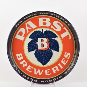 Pabst Breweries 1930s Serving Tray